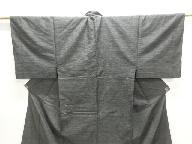  手織り紬100亀甲男物着物アンサンブル（キングサイズ）